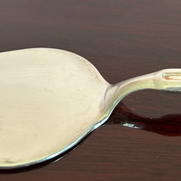 Vintage Stonewashed Cake Baroque Italian Server 10.25" Long 2.5" Wide 0.5" High - Picture 5 of 10